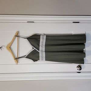 Mudd Mini Dress Olive and White, NWT, Juniors Size XL